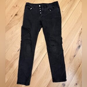 Acne Studios Men’s Black Denim Jeans - 32